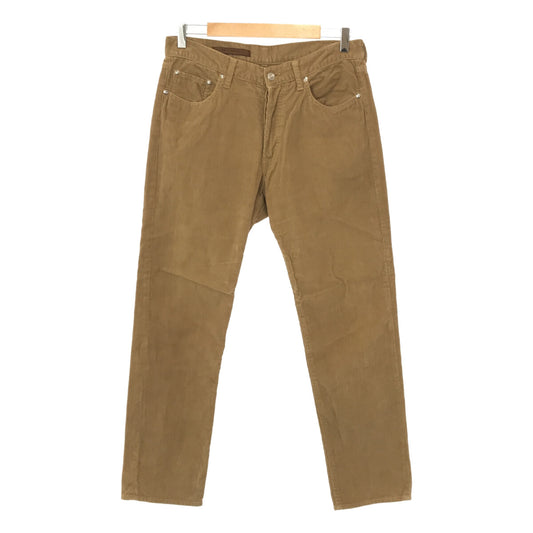 Honor gathering | Corduroy 5P straight pants | L | Men's