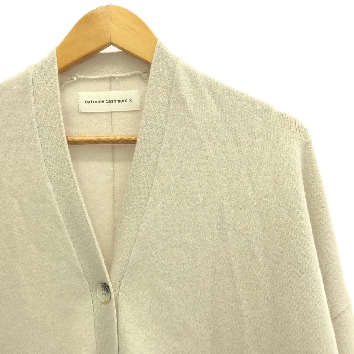 【美品】  extreme cashmere / エクストリームカシミヤ | tokio chalk カーディガン | オフホワイト | レディース