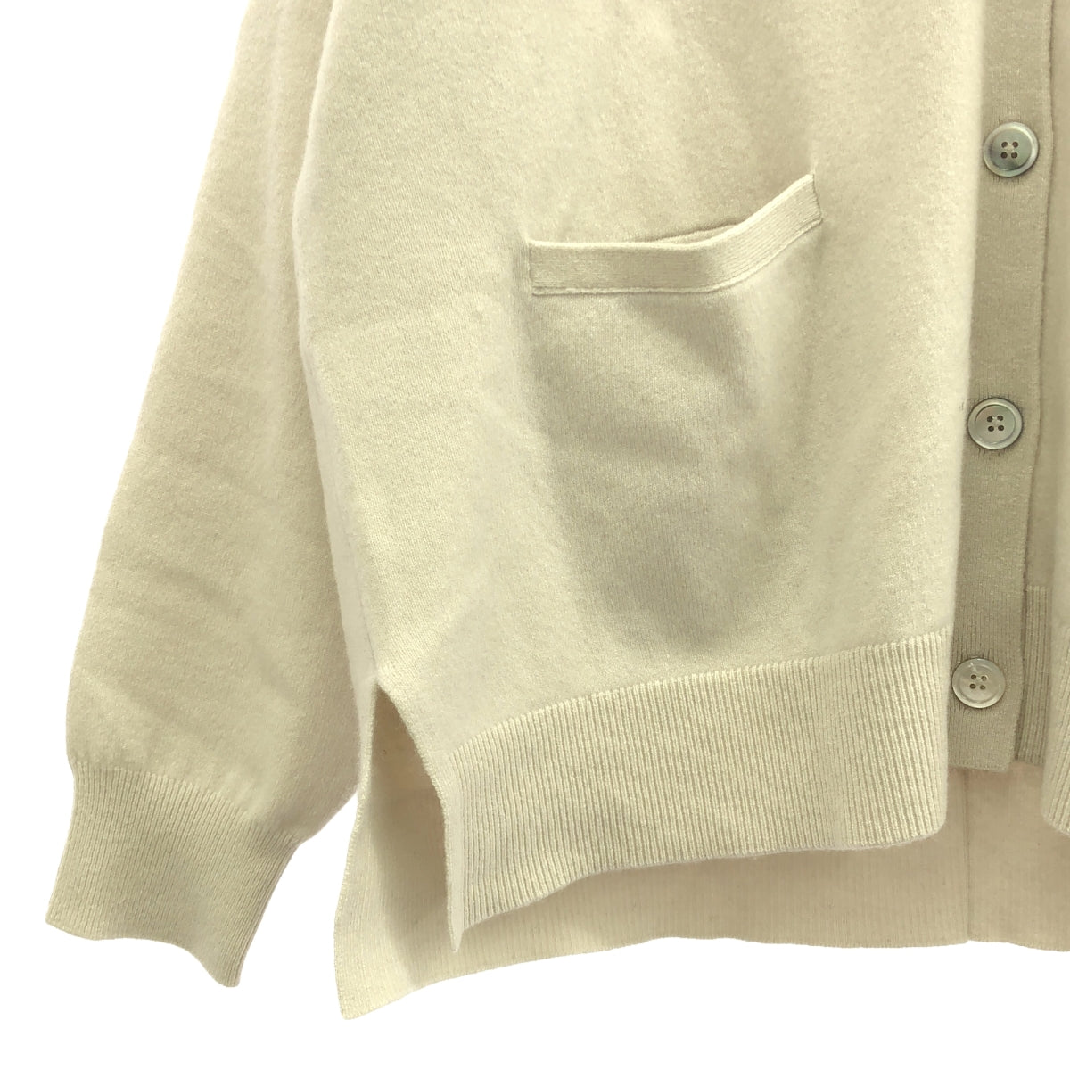 【美品】  extreme cashmere / エクストリームカシミヤ | tokio chalk カーディガン | オフホワイト | レディース