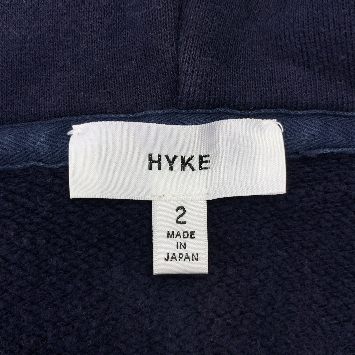 HYKE / ハイク | コットン ジップ パーカー | 2 | レディース
