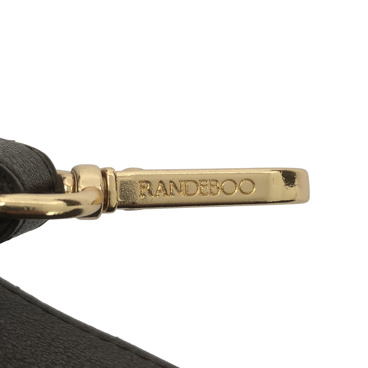 【미품】 RANDEBOO / 랑데부 | 총무늬 로고 2way 숄더 첨부 핸드 토트 백 | 브라운 |