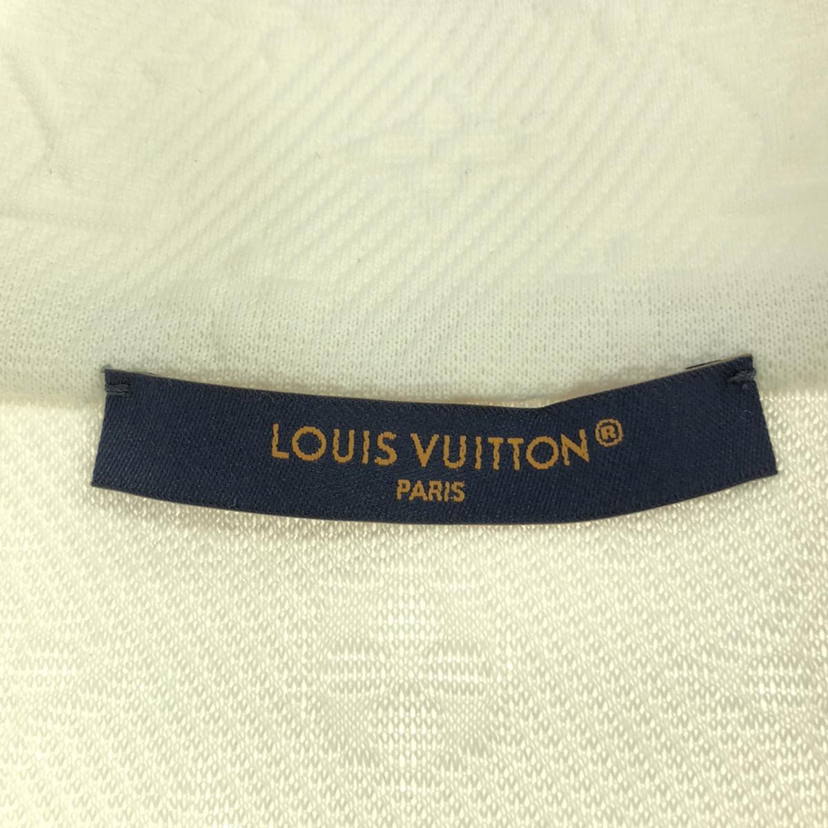 【미품】 Louis Vuitton / 루이비통 | 모노그램 자카드 풀 Zip 트럭 오버 재킷 | XL | 화이트 | 남성