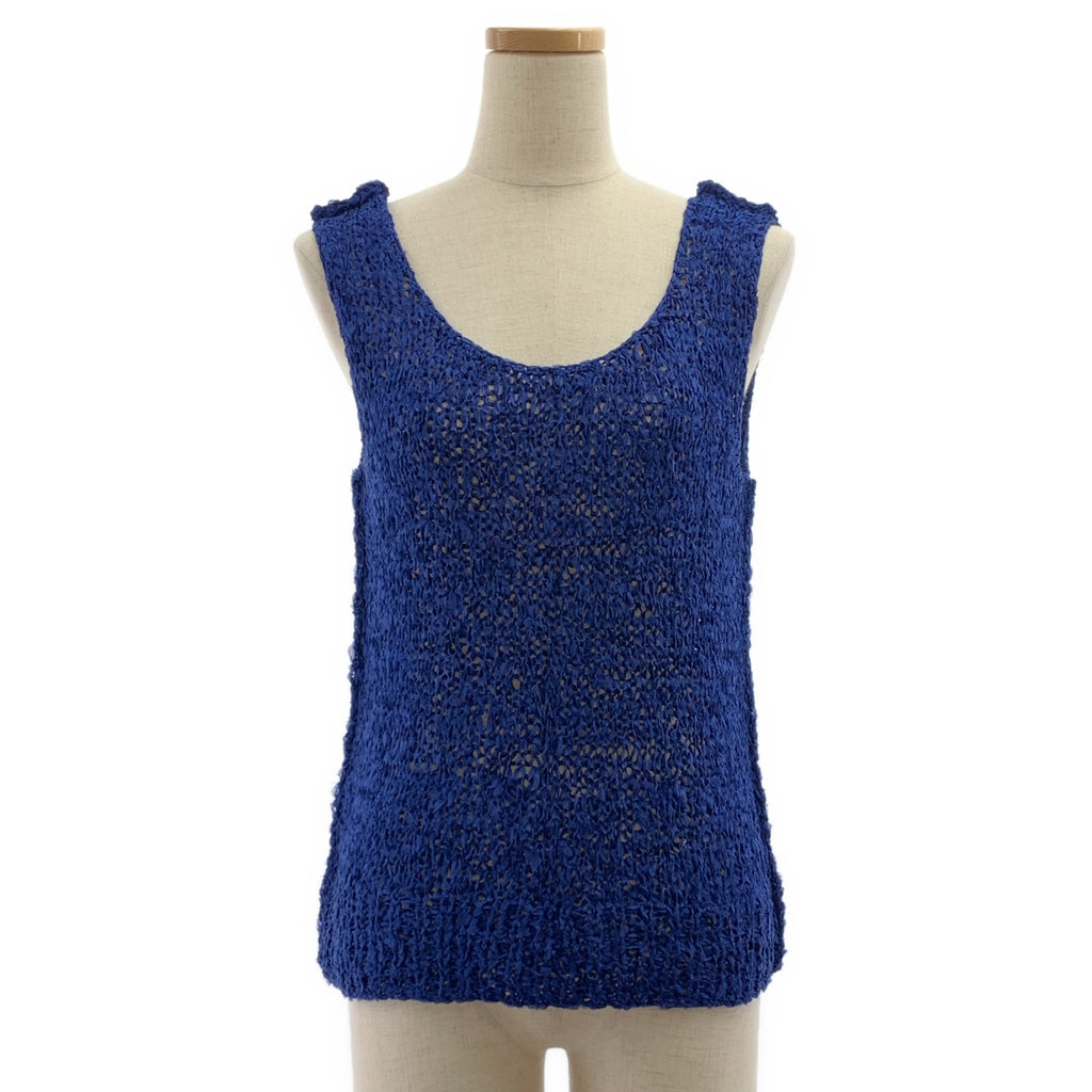 ebure / Ebure | 100% 絲質 / 絲質帶手工編織背心襯衫 |