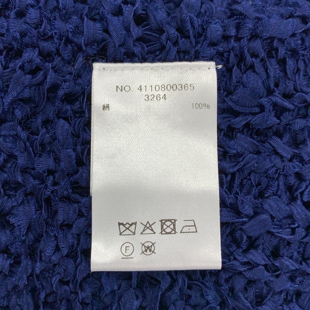 ebure / Ebure | 100% 絲質 / 絲質帶手工編織背心襯衫 |