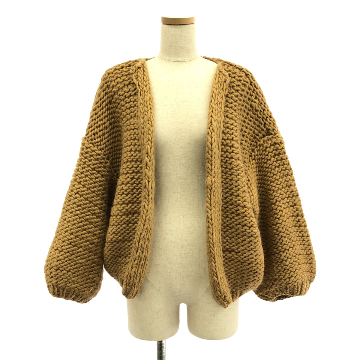 Maiami basic / Miami basic | 羊毛針織開襟衫 | F | 駝色 | 女款