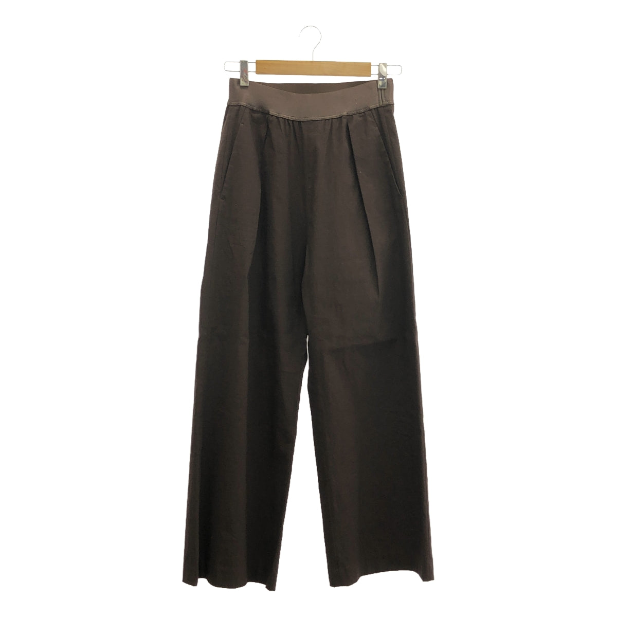 MUSE de Deuxieme Classe / ミューズドゥーズィーエムクラス | 2023SS | Stretch twill タックパンツ | 34 | レディース