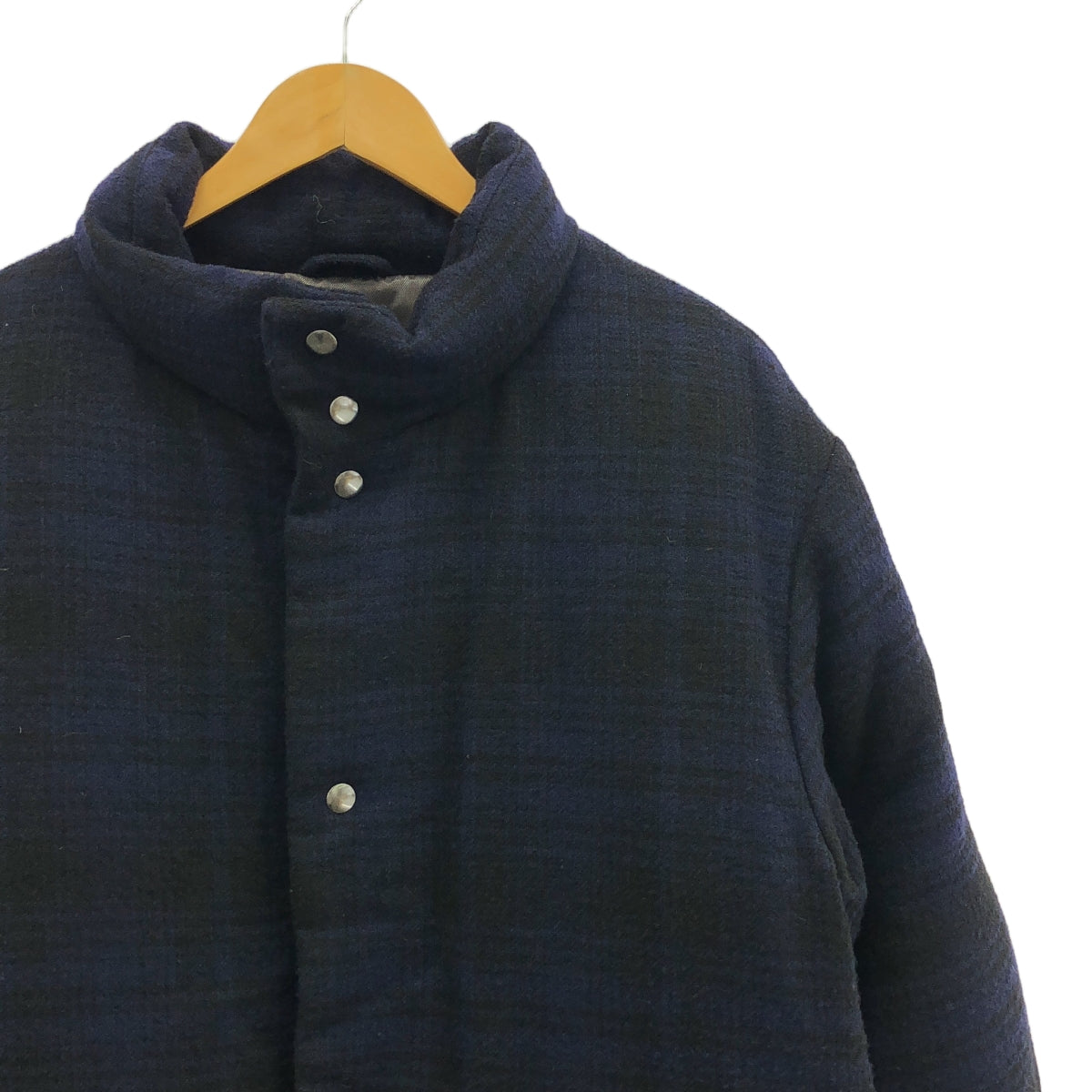 RAKINES / Rakines | 2023AW | BOUCLE TWEED FRENCH DOWN JACKET | 2 | Blue / Black | Men's