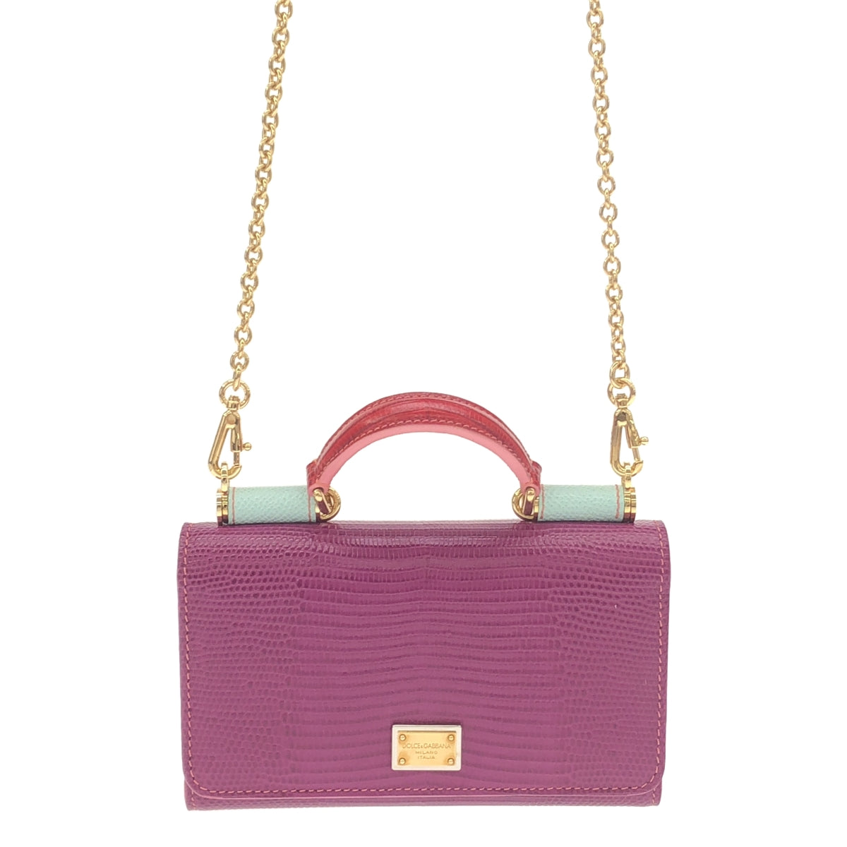DOLCE＆GABBANA / ドルチェ＆ガッバーナドルガバ | Sicily 2WAY チェーン ミニショルダーバッグ フォンケース |