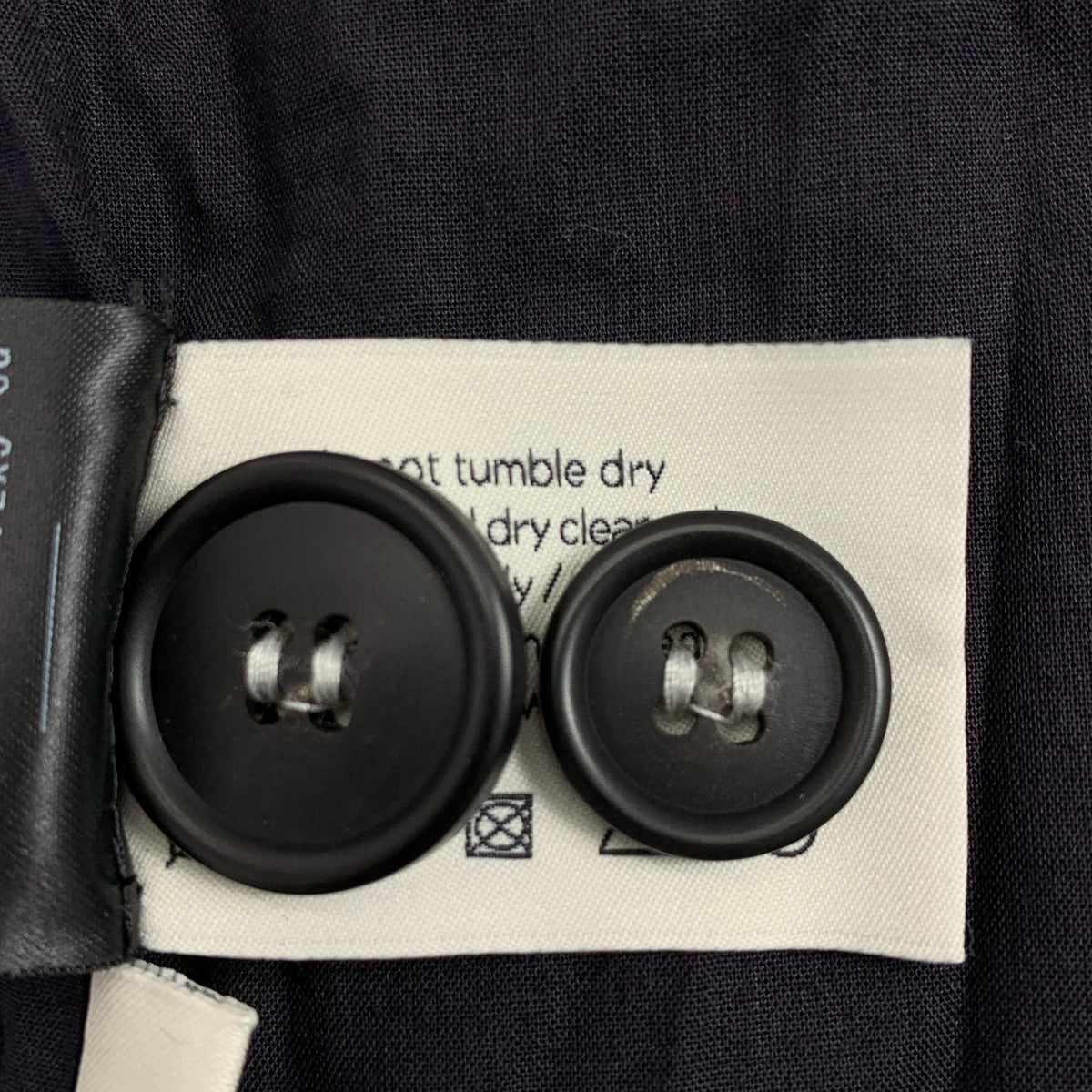 Cristaseya | 2024 秋冬 | 羊毛羊絨條紋 4B 外套 | L 碼 | 海軍藍/藍色 | 男款