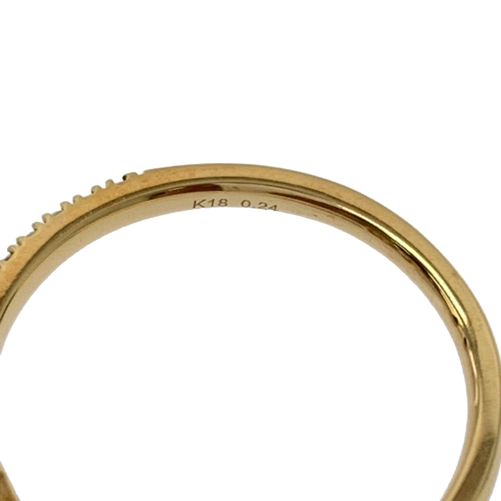 BELLESIORA / 벨시오라 | K18 0.24 / 스퀘어 다이얼링 보석 액세서리 |