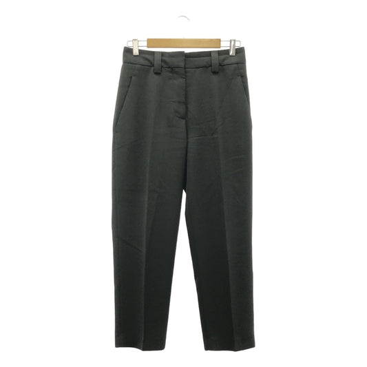 Acne Studios / アクネストゥディオズ | ワイド スラックス パンツ | 34 | ブラック | レディース