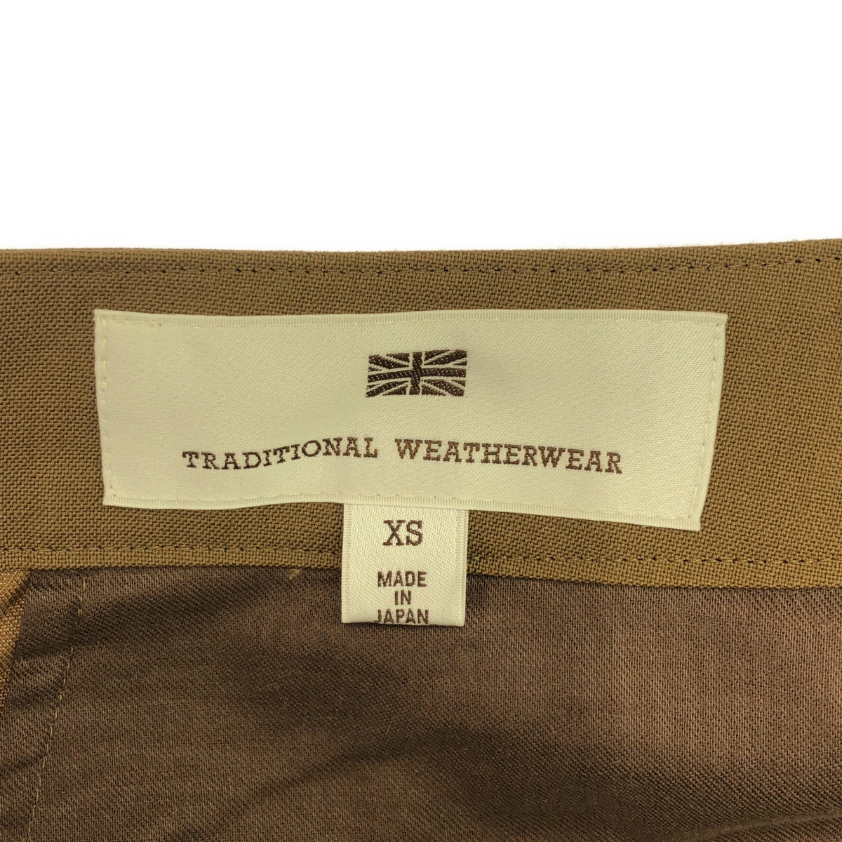 傳統天氣服飾 | KILT CULOTTE SKIRT 寬褲 | XS |布朗 |女性的