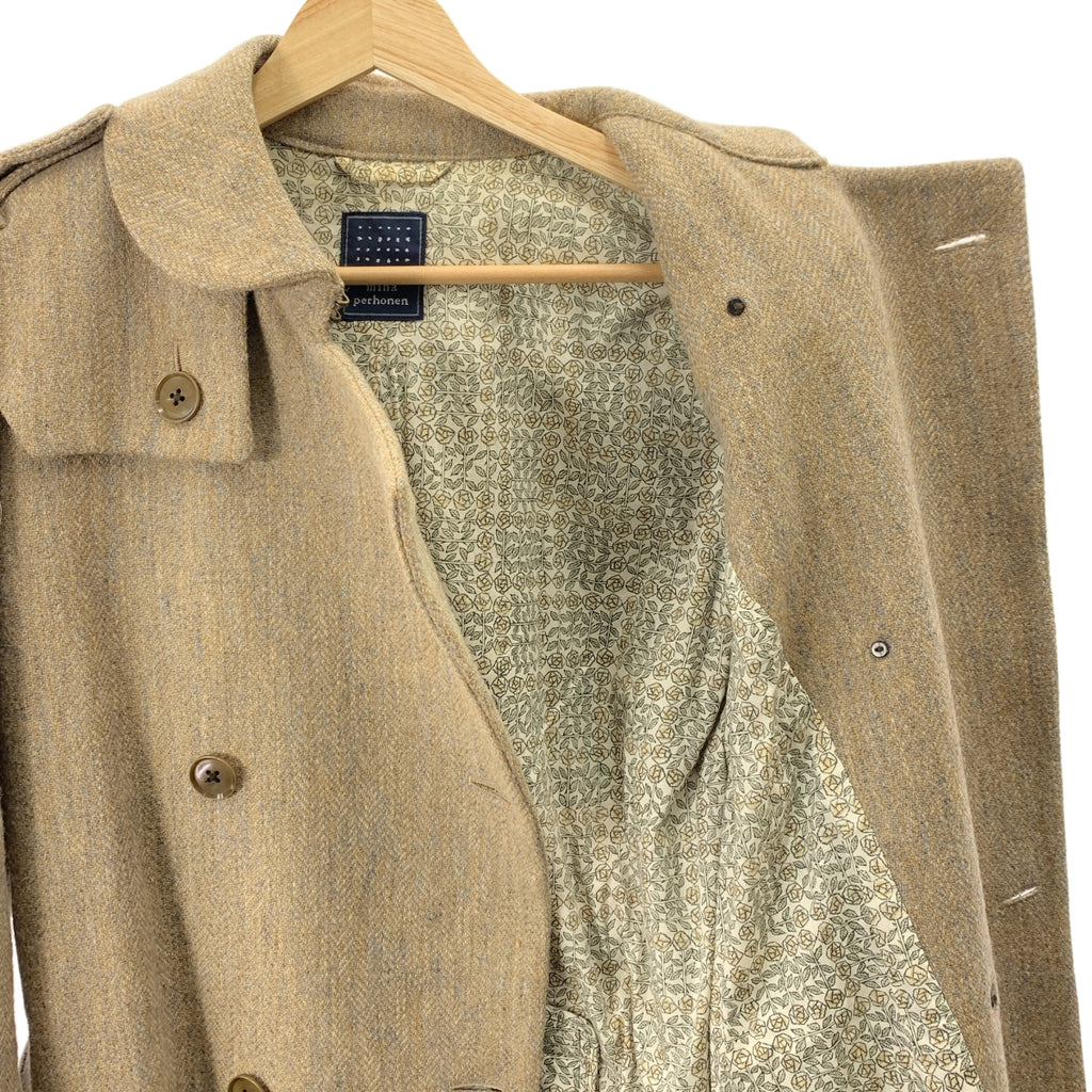 mina perhonen / 미나펠호넨 | Lewis 울 벨티드 트렌치 코트 | 38 |