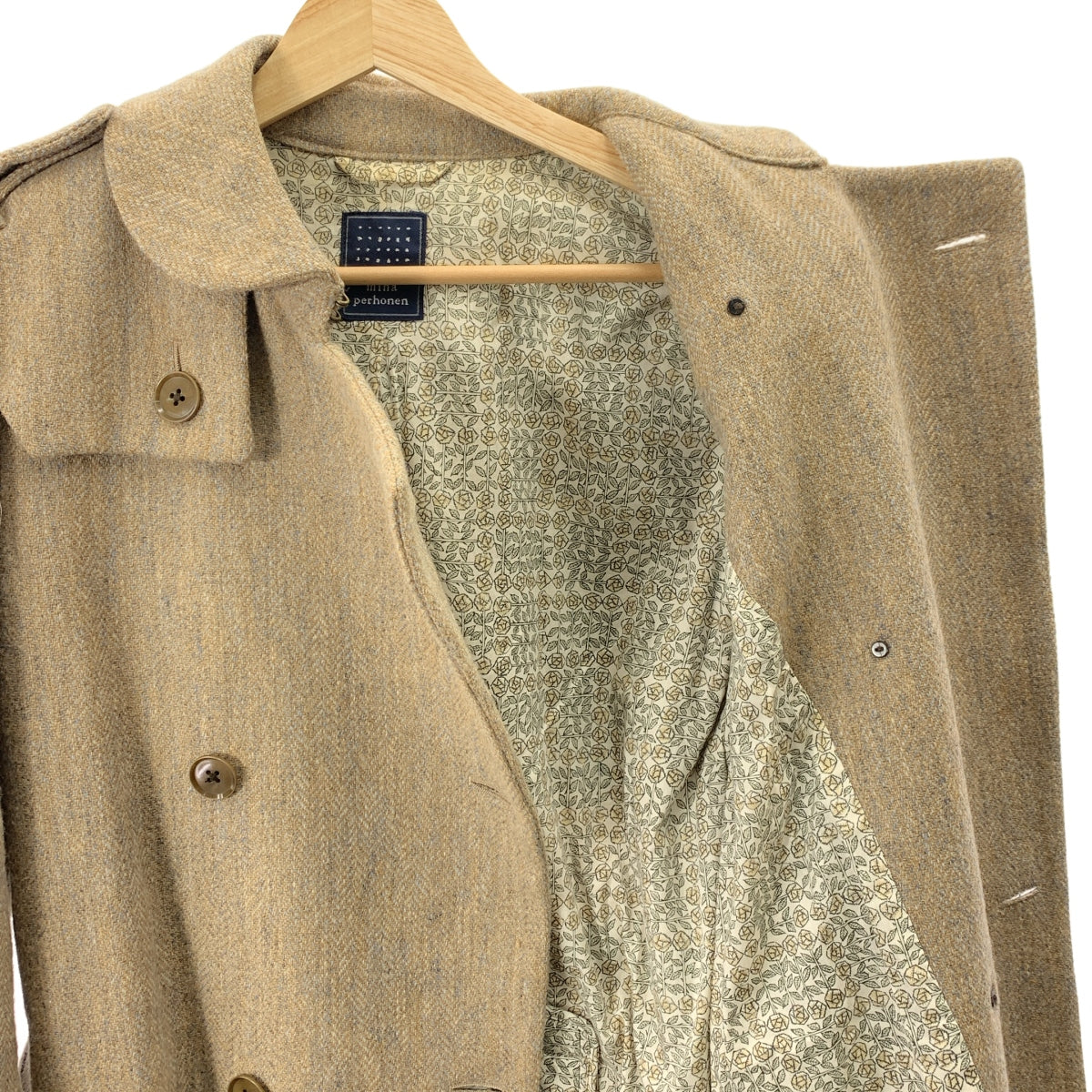 mina perhonen / 미나펠호넨 | Lewis 울 벨티드 트렌치 코트 | 38 |