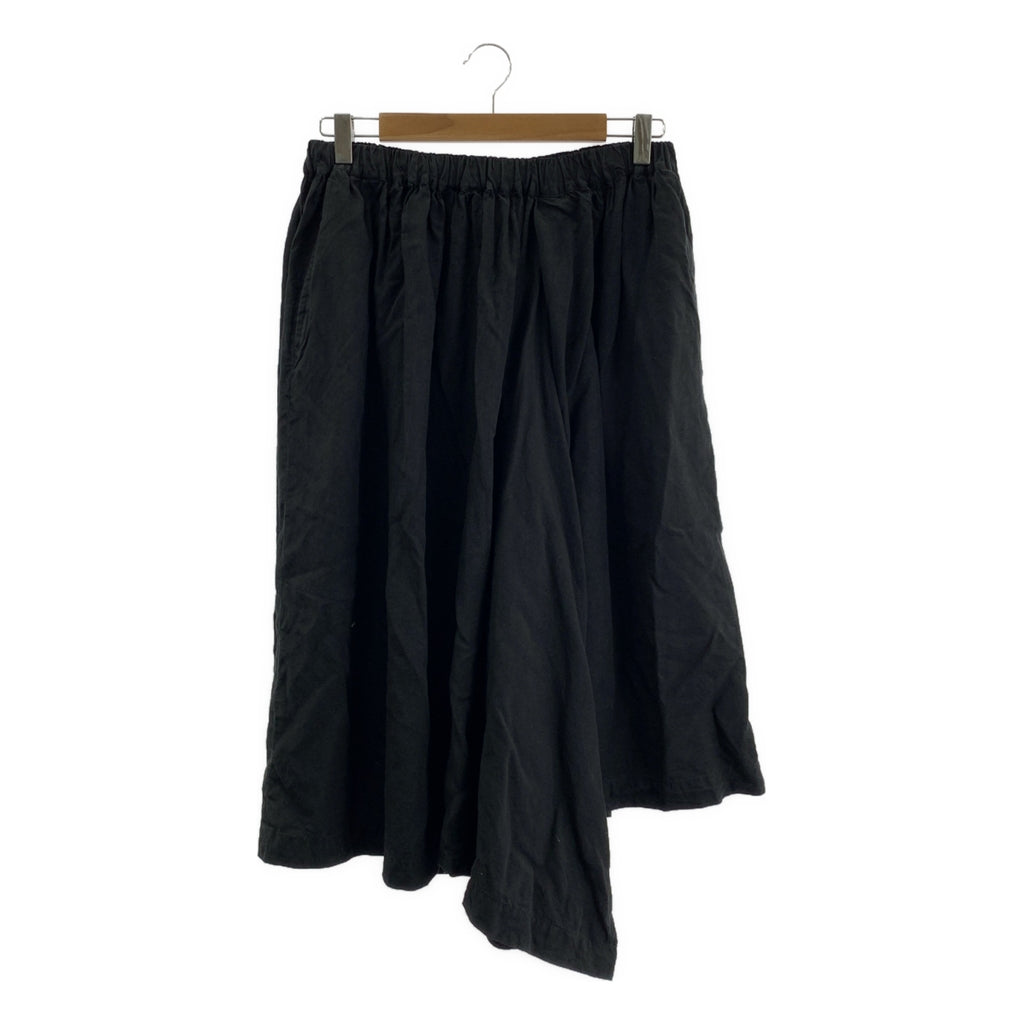 BLACK COMME des GARCONS / ブラックコムデギャルソン | 2015SS | 製品加工 ドローストリング ワイド ショートパンツ ショーツ | S | メンズ