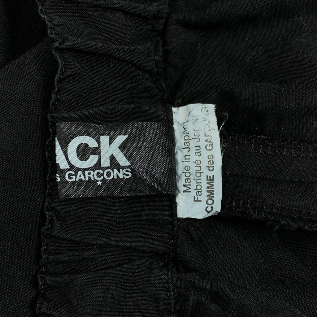 BLACK COMME des GARCONS / ブラックコムデギャルソン | 2015SS | 製品加工 ドローストリング ワイド ショートパンツ ショーツ | S | メンズ