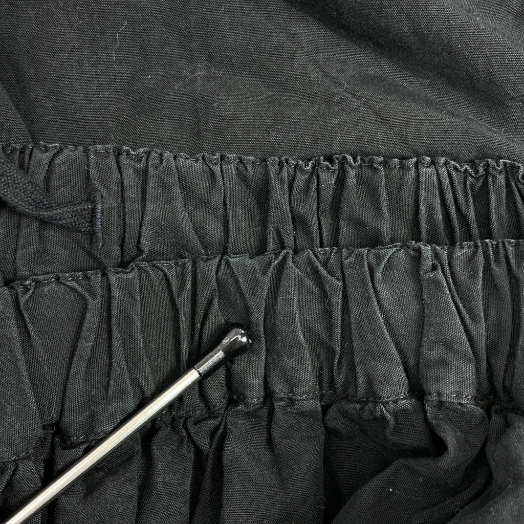 BLACK COMME des GARCONS / ブラックコムデギャルソン | 2015SS | 製品加工 ドローストリング ワイド ショートパンツ ショーツ | S | メンズ