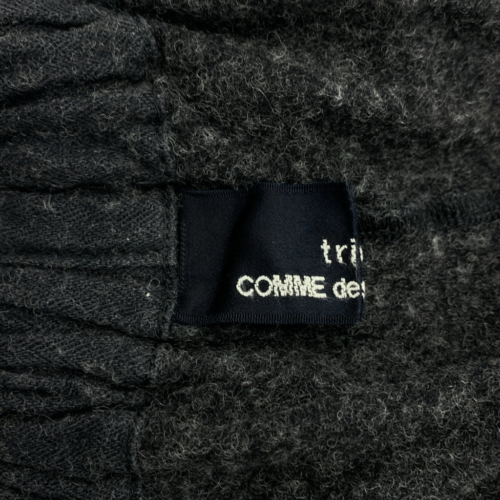 COMME des GARÇONS | 經編布料2012 秋冬 |棉質與羊毛休閒褲 |