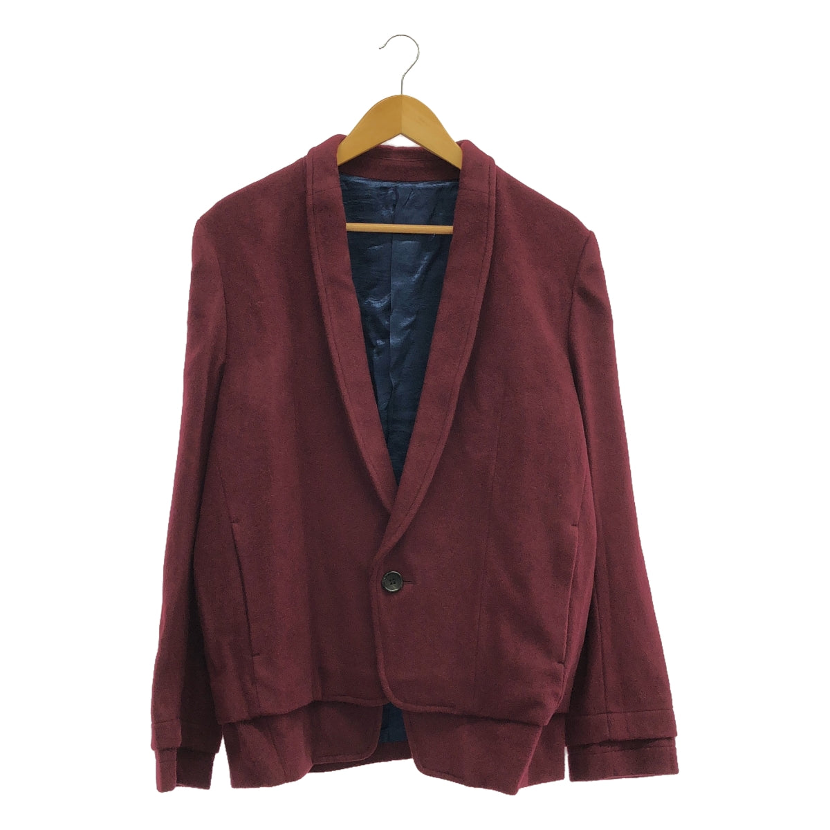 [New] prasthana / Prasthana | Zankyo shawl collar jacket | M | Burgundy | Men's