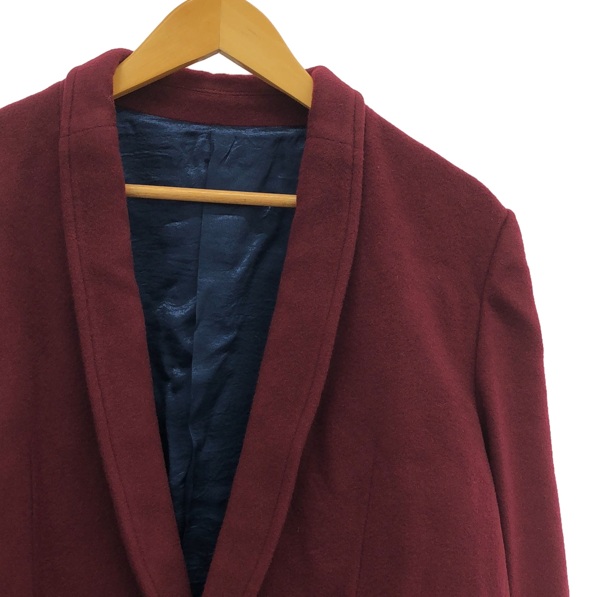 [New] prasthana / Prasthana | Zankyo shawl collar jacket | M | Burgundy | Men's