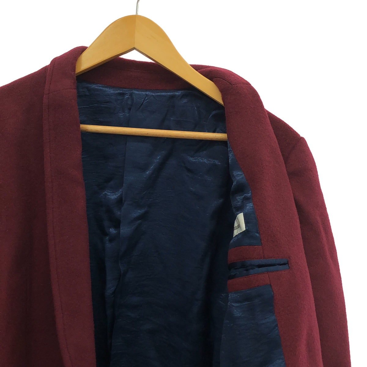 [New] prasthana / Prasthana | Zankyo shawl collar jacket | M | Burgundy | Men's