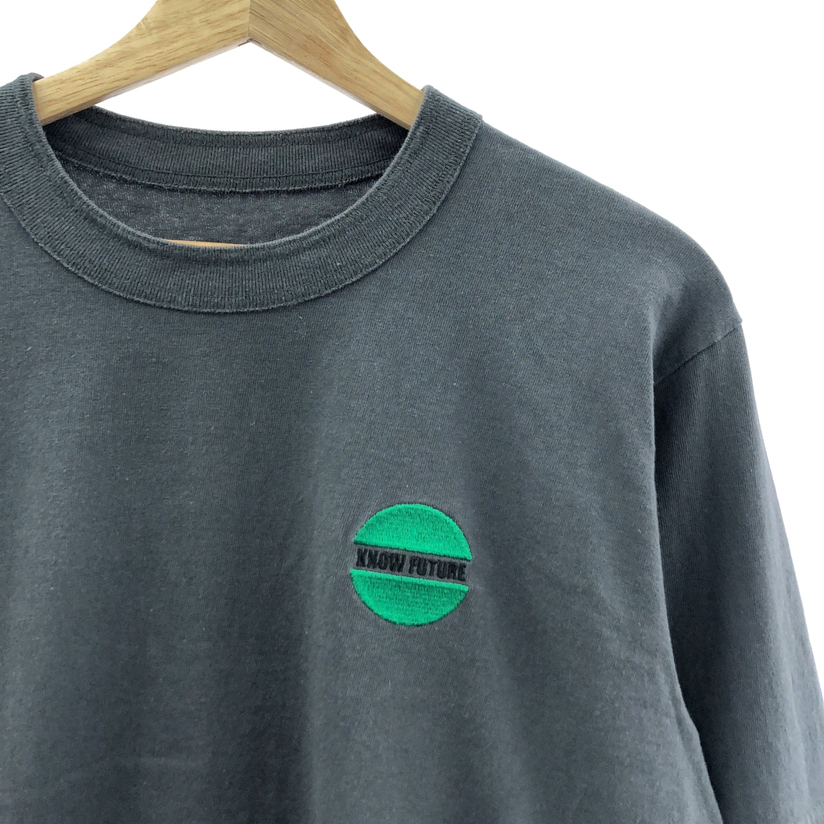 sacai | 2024SS | KNOW FUTURE 長袖T卹 | 2碼 | 灰色 | 男款