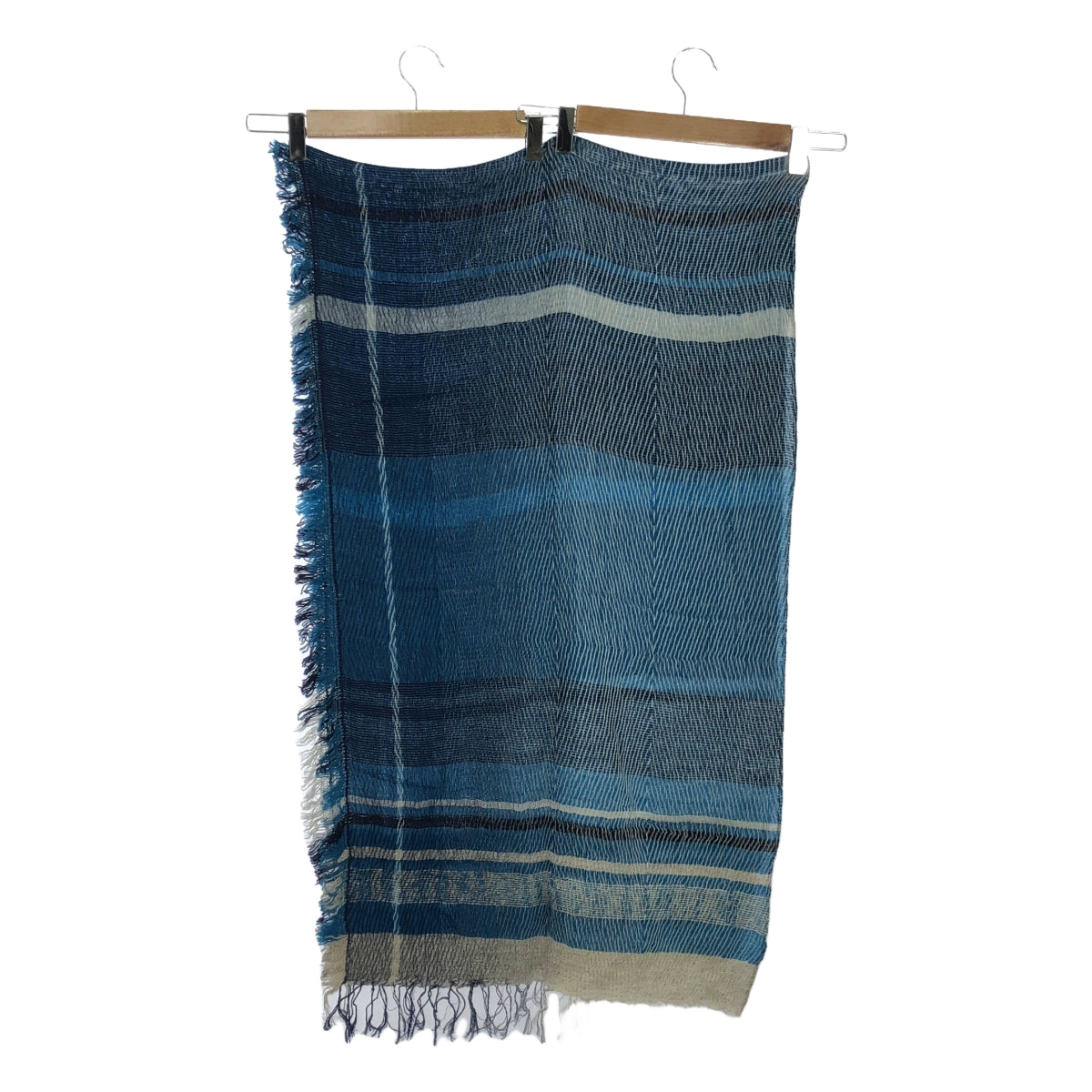 tamaki niime / Tamaki Niime | Cotton wool fringe large stole muffler | middle |