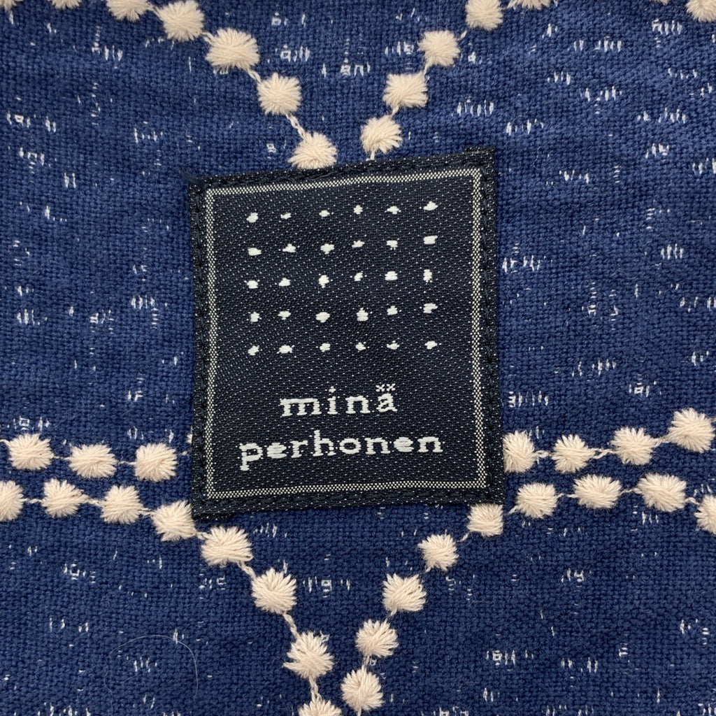 mina perhonen / 미나펠호넨 | tambourine 탬버린 자수 minibaggu |