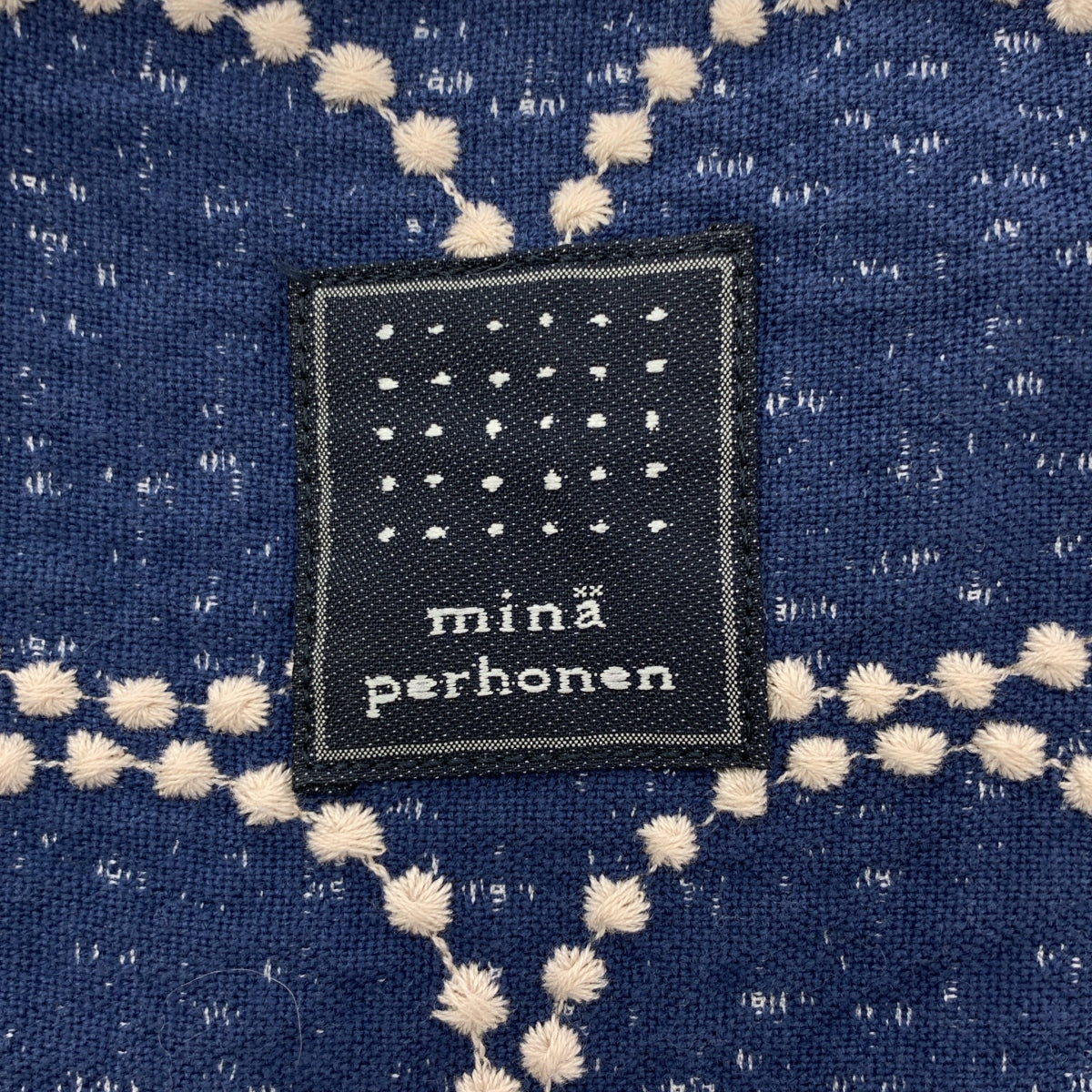 mina perhonen / 미나펠호넨 | tambourine 탬버린 자수 minibaggu |