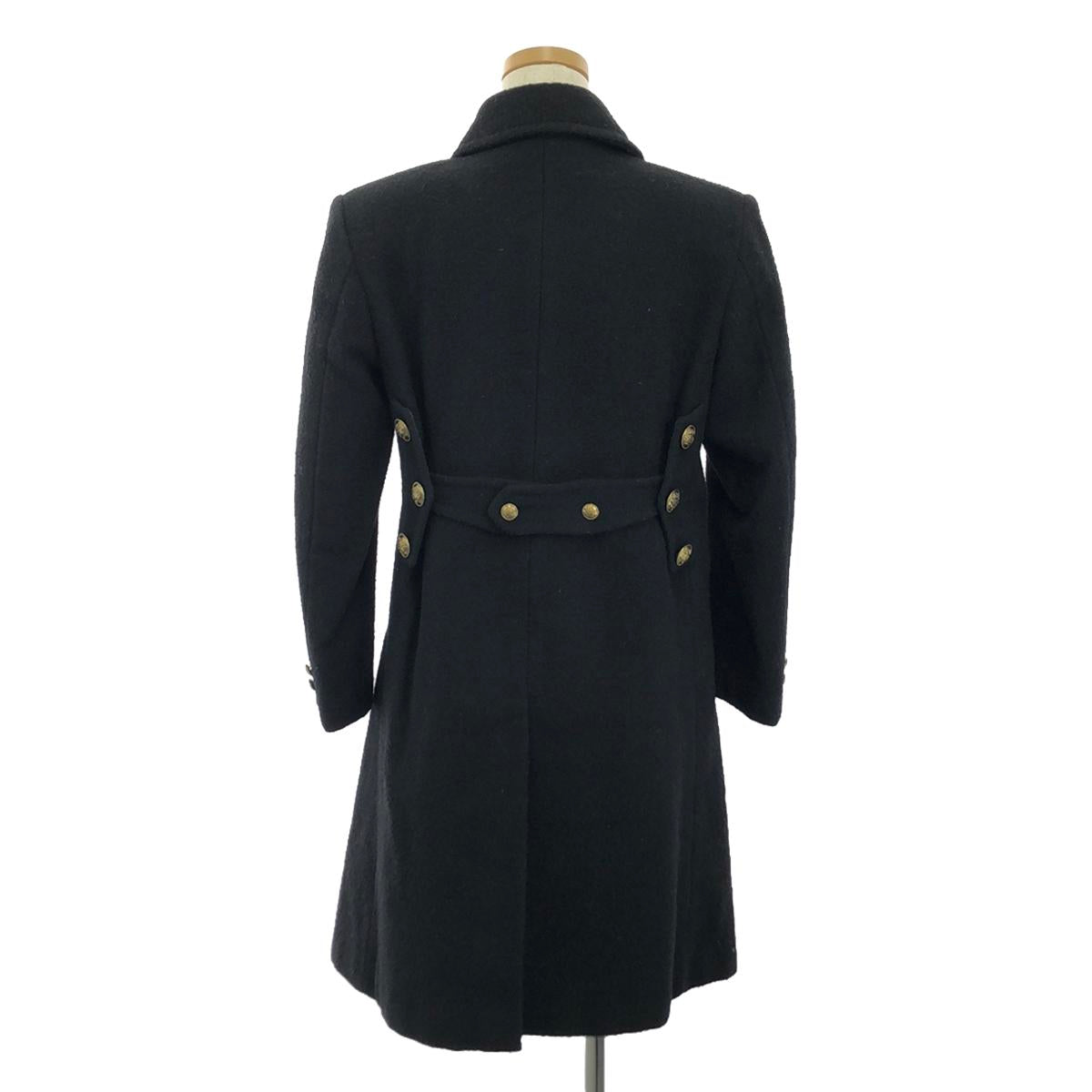 tricot COMME des GARCONS | 2011AW | Wool gold button double-breasted coat | S | Black | Women's