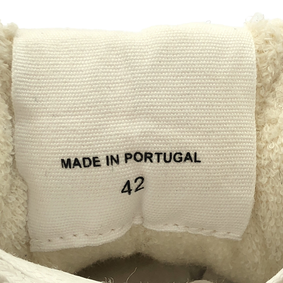 JIL SANDER / 질 썬더 | 가죽 로우 컷 스니커즈 | 42 | 화이트 | 남성