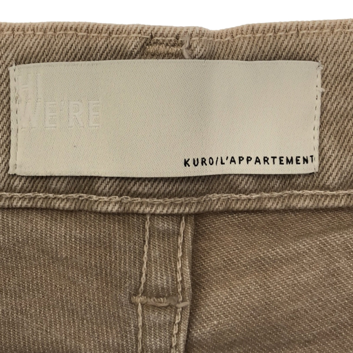 L'Appartement / Appartement | × KURO Super Stretch Color Denim | 25 | Beige | Women's