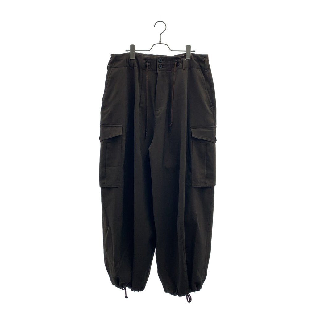 yotsuba / 요츠바 | Jersey Cargo Pants 저지 와이드 카고 팬츠 | 2 | 브라운 | 남성