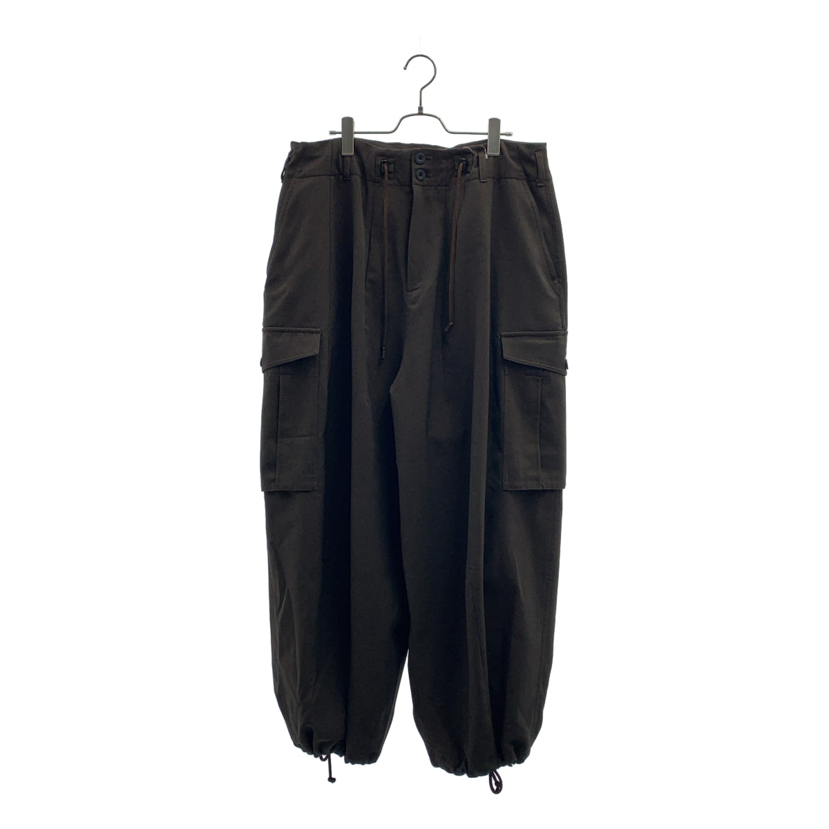 yotsuba / ヨツバ | Jersey Cargo Pants ジャージワイドカーゴパンツ | 2 | ブラウン | メンズ