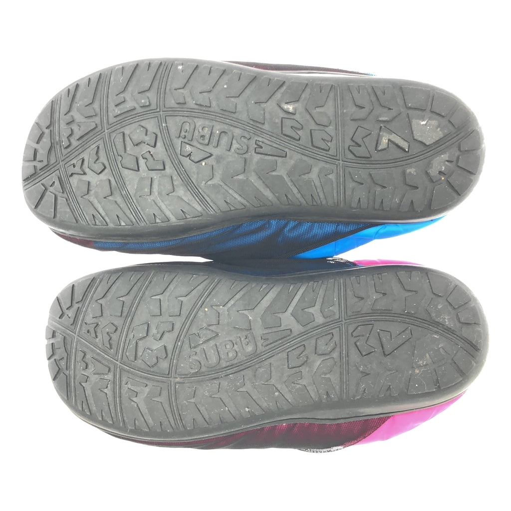 SUBU / Subu | x TADASUKE JINNO 衝突網眼拼接木屐涼鞋 | 24碼 | 藍色/粉紅 | 女款