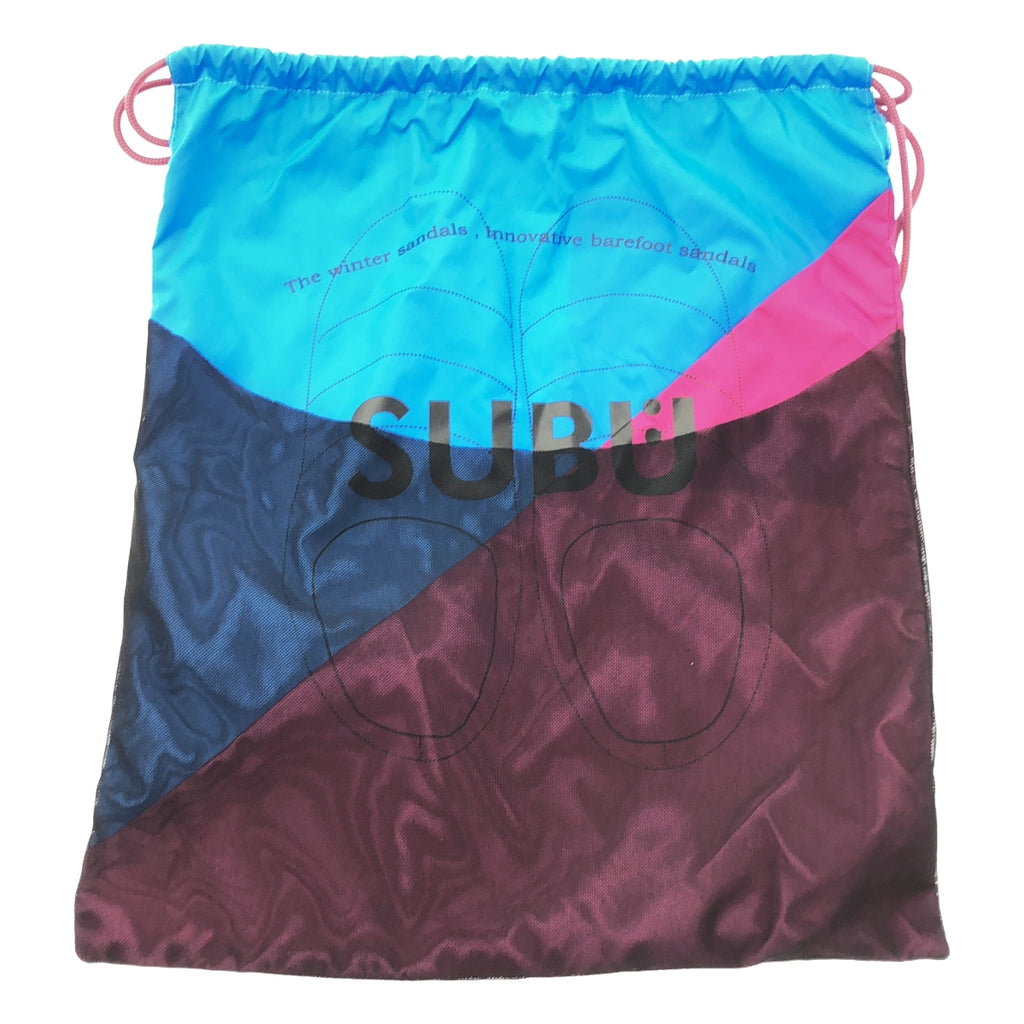 SUBU / Subu | x TADASUKE JINNO 衝突網眼拼接木屐涼鞋 | 24碼 | 藍色/粉紅 | 女款