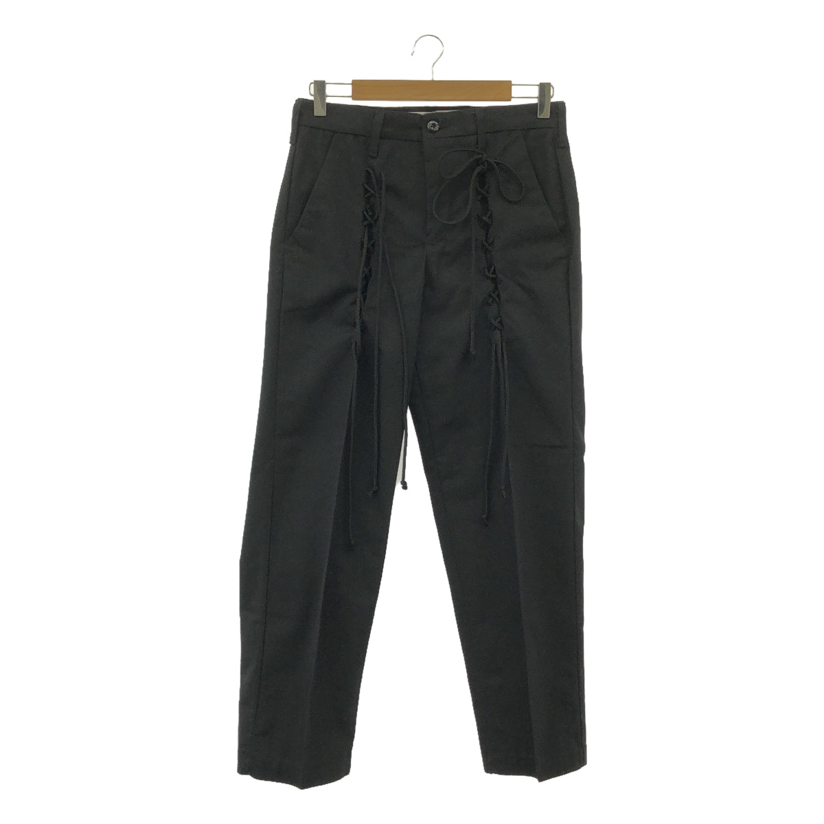 elephant TRIBAL fabrics / エレファントトライバルファブリックス | RACE UP WORK PT / レースアップ ワーク パンツ | XS | ブラック | メンズ