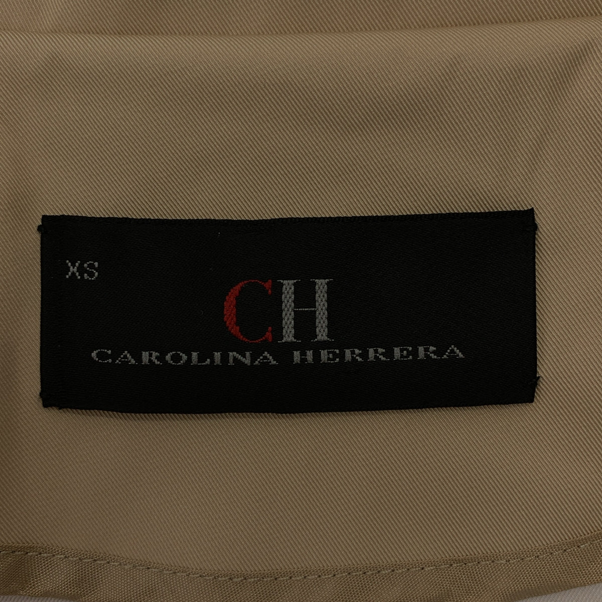 Carolina Herrera / キャロリーナヘレラ | ギャザー ダブルジップ ジャケット | XS | ベージュ | レディース