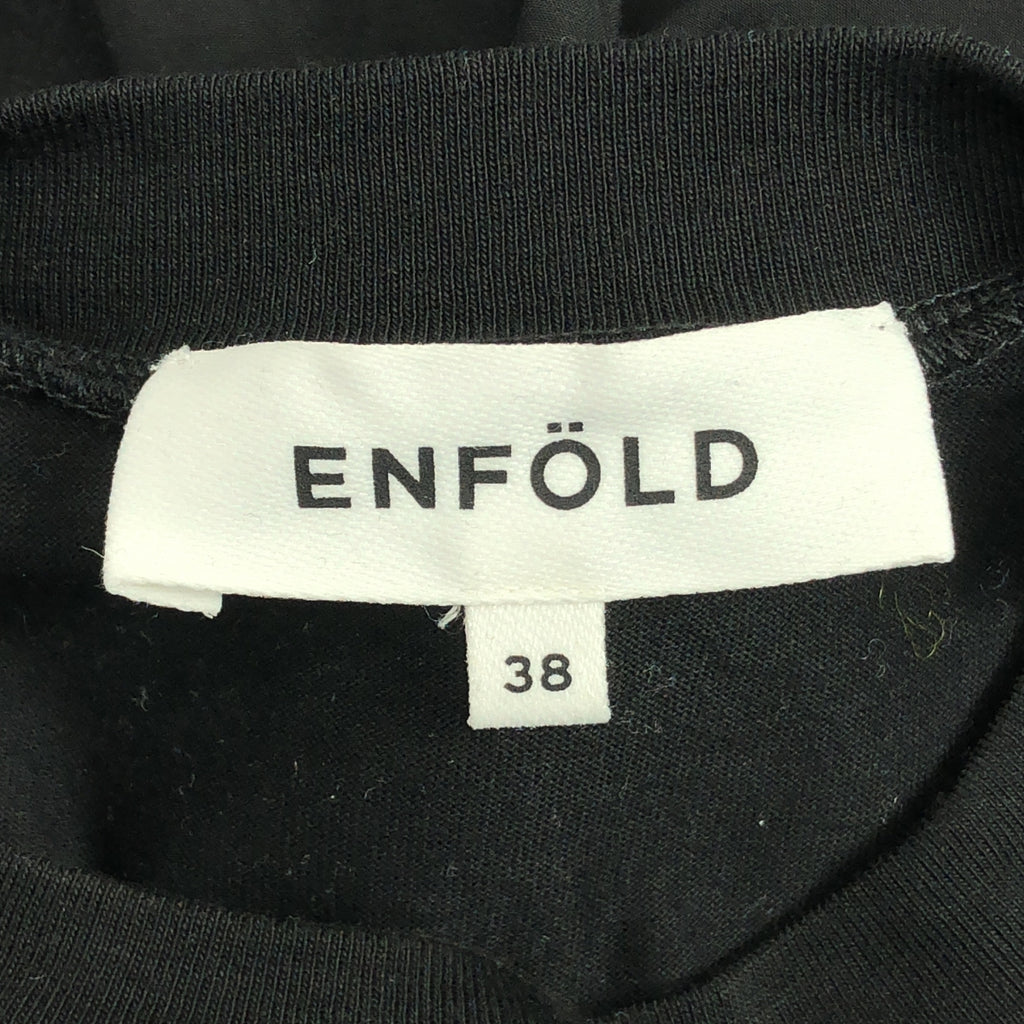 ENFOLD | 套頭式打字機疊層T卹 | 38碼 | 女款