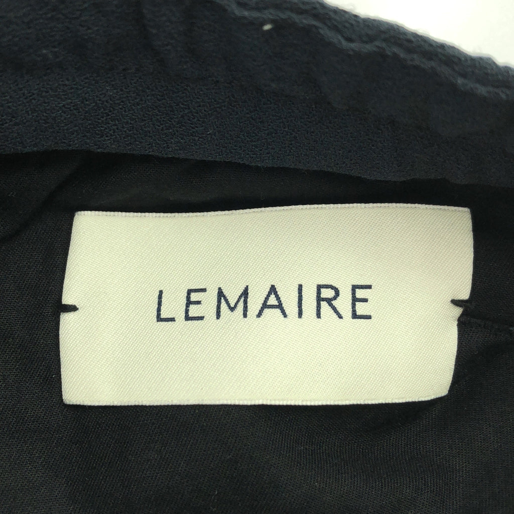 LEMAIRE / ルメール | ドローストリング タック イージー パンツ | 44 | チャコールブラック系 | メンズ