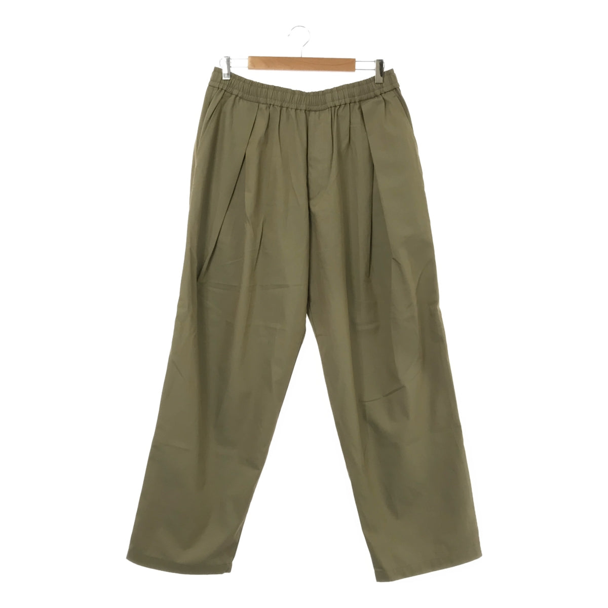 is-ness / イズネス | × Graphpaper グラフペーパー別注 TUCK TROUSERS コットン タックトラウザー イージーパンツ | ONE SIZE | ベージュ | メンズ