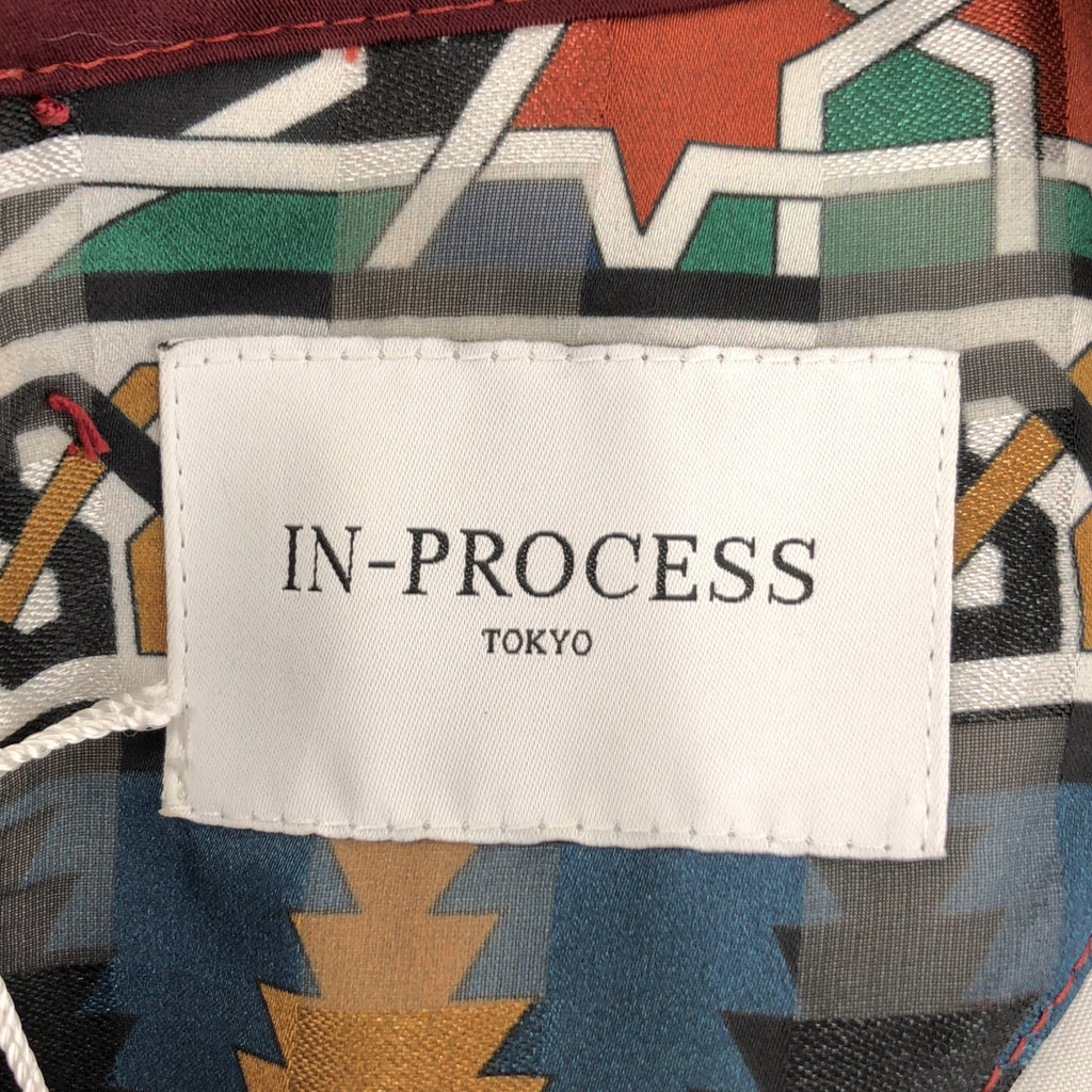 正在進行中 東京 |馬賽克蕾絲褶皺連身裙 | S |多色 |女性的