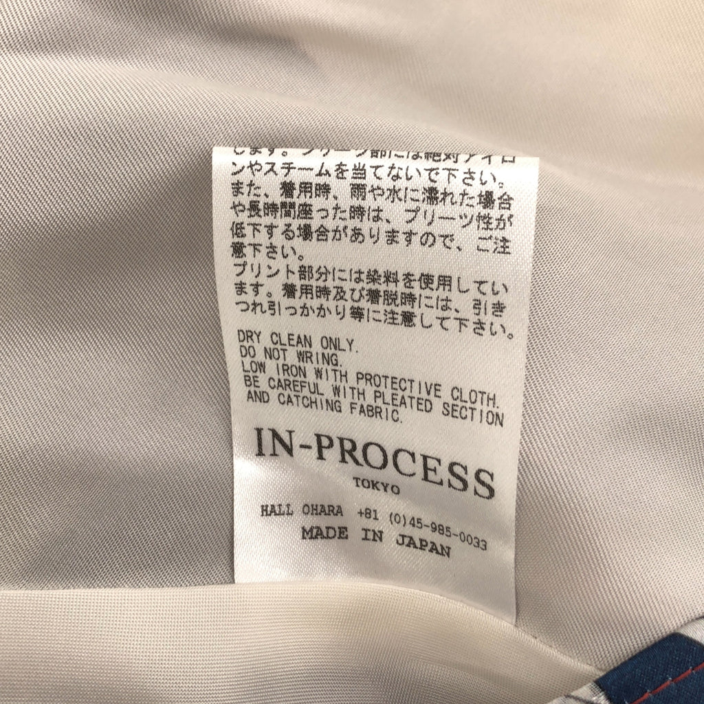 正在進行中 東京 |馬賽克蕾絲褶皺連身裙 | S |多色 |女性的