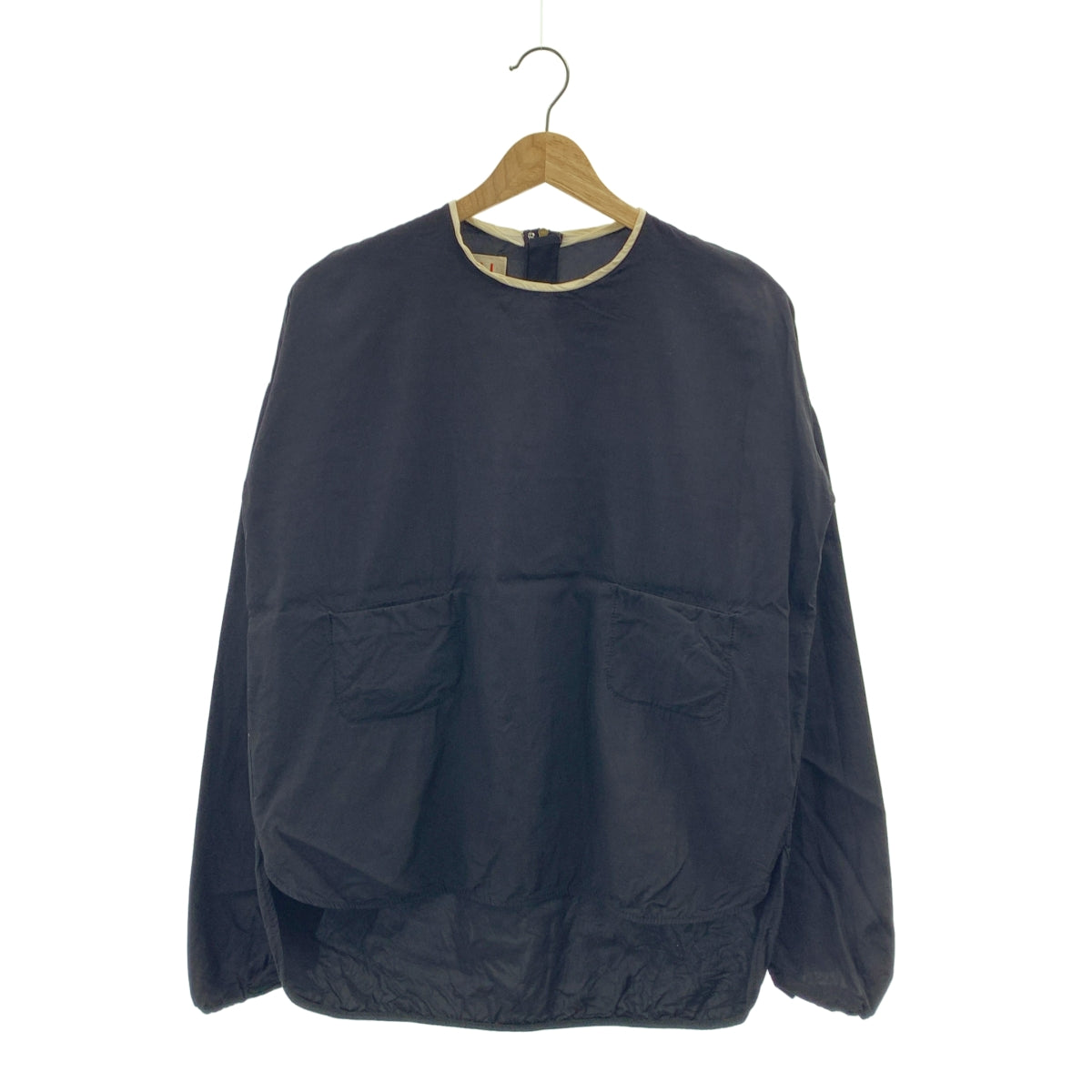 MARNI / マルニ | レーヨン コットン パイピング バックジップ プルオーバーブラウス | 40 | レディース