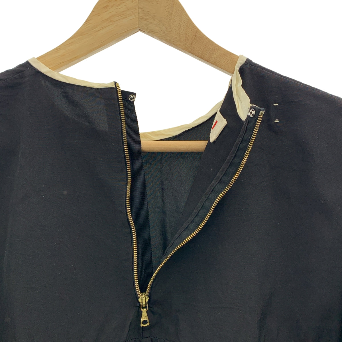 MARNI / マルニ | レーヨン コットン パイピング バックジップ プルオーバーブラウス | 40 | レディース