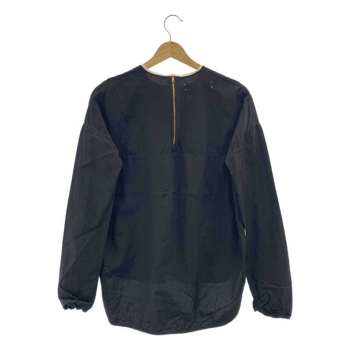 MARNI / マルニ | レーヨン コットン パイピング バックジップ プルオーバーブラウス | 40 | レディース