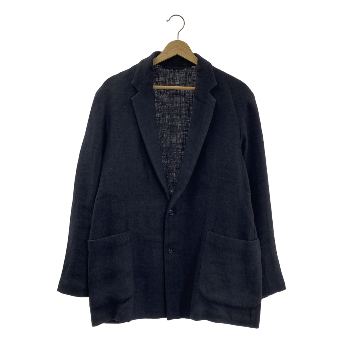 MAATEE&SONS / マーティー&サンズ | リネン ヘリンボーン 2B テーラードジャケット | 2 | メンズ