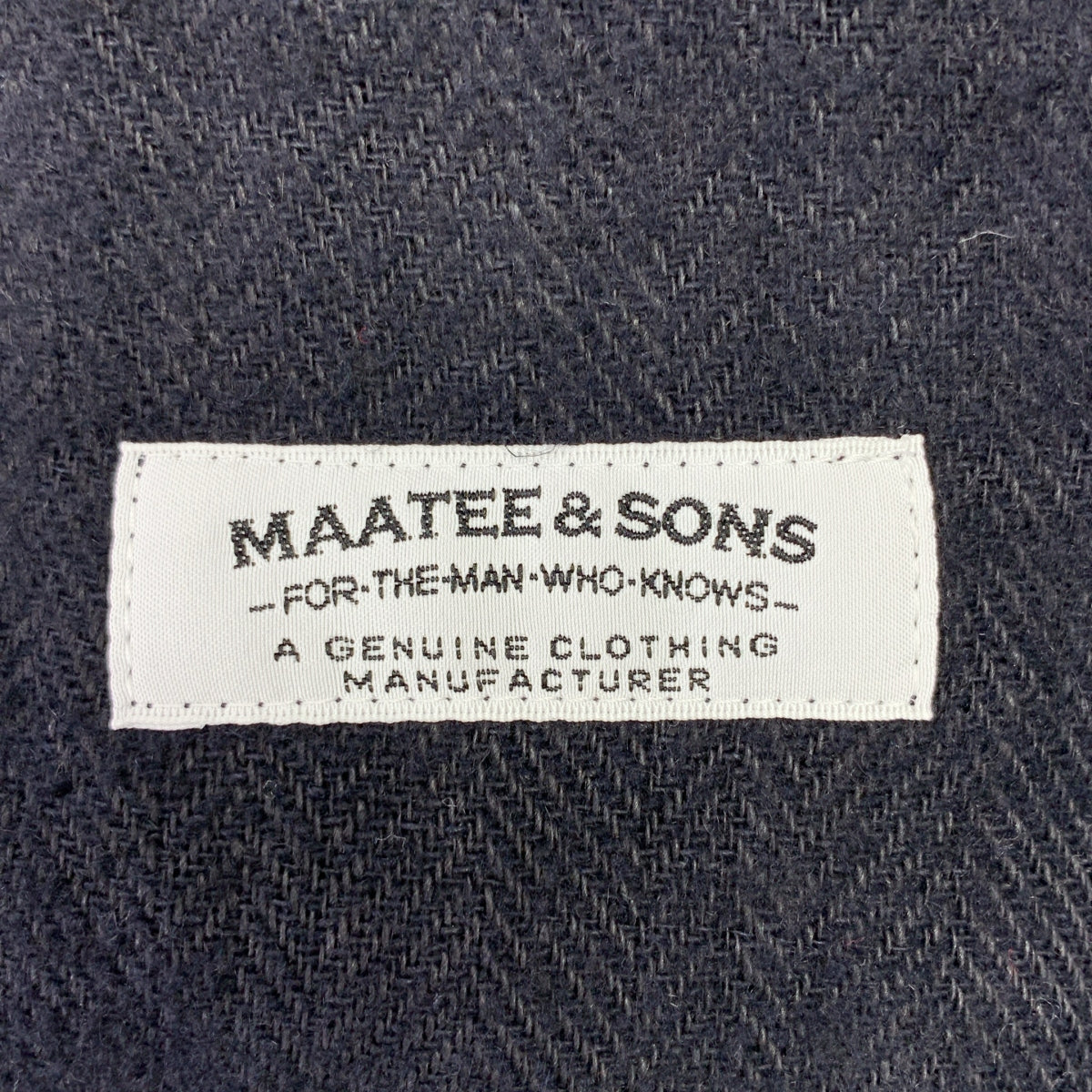 MAATEE&SONS / マーティー&サンズ | リネン ヘリンボーン 2B テーラードジャケット | 2 | メンズ