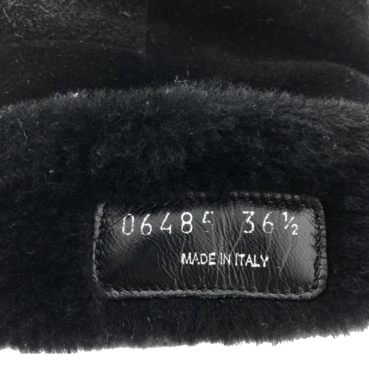 miu miu / ミュウミュウ | ビジューヒール ムートンブーツ | 36.5