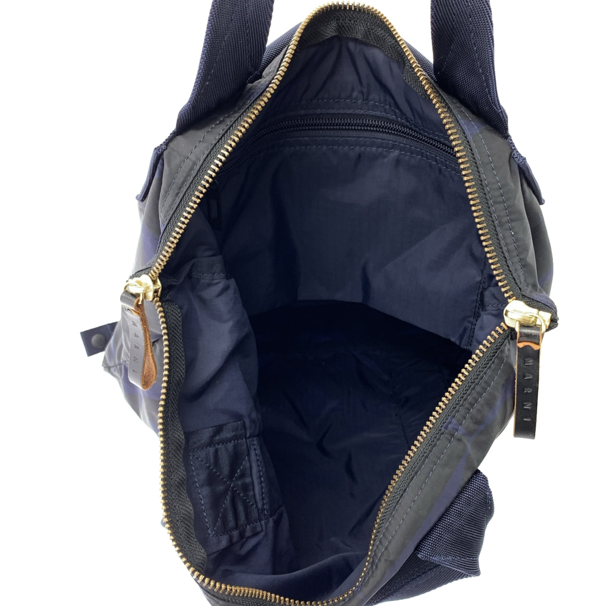 MARNI / 마르니 | × PORTER / 포터 2WAY TOTE BAG / 총 무늬 핸들 토트 백팩 배낭 |